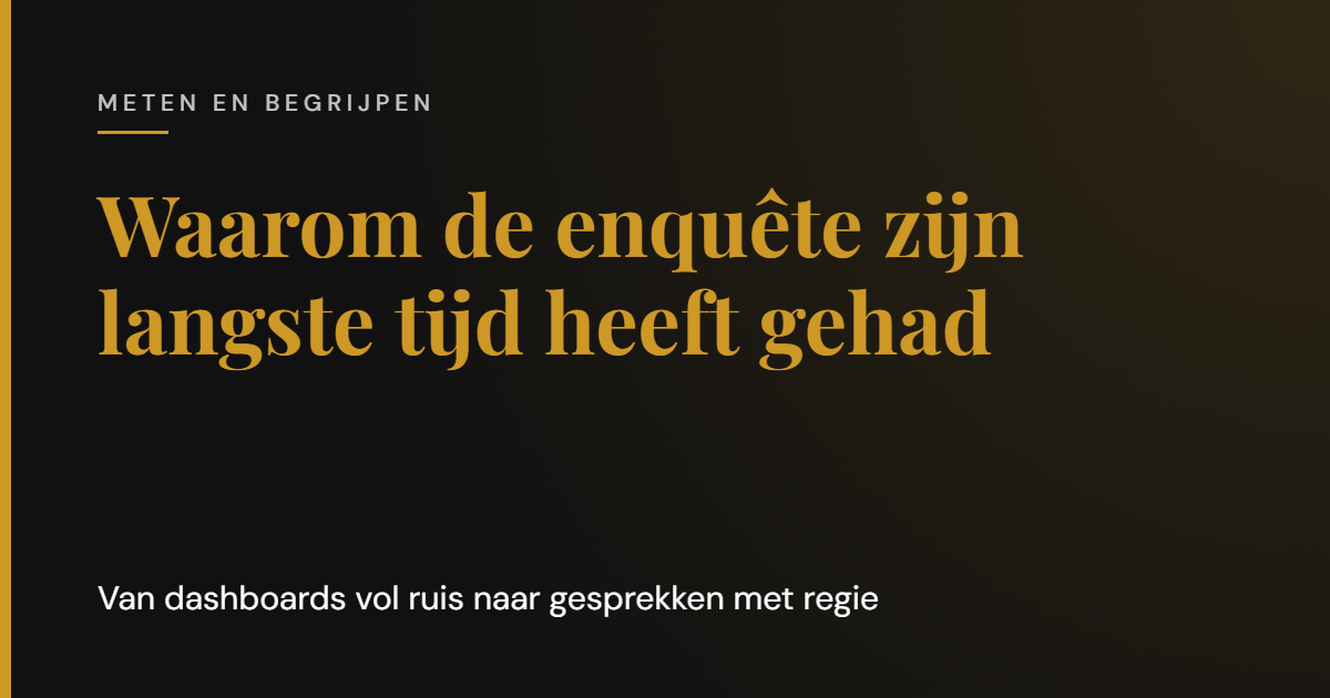 B2B Customer Experience: waarom de enquête zijn langste tijd heeft gehad | Cooper & Rothman