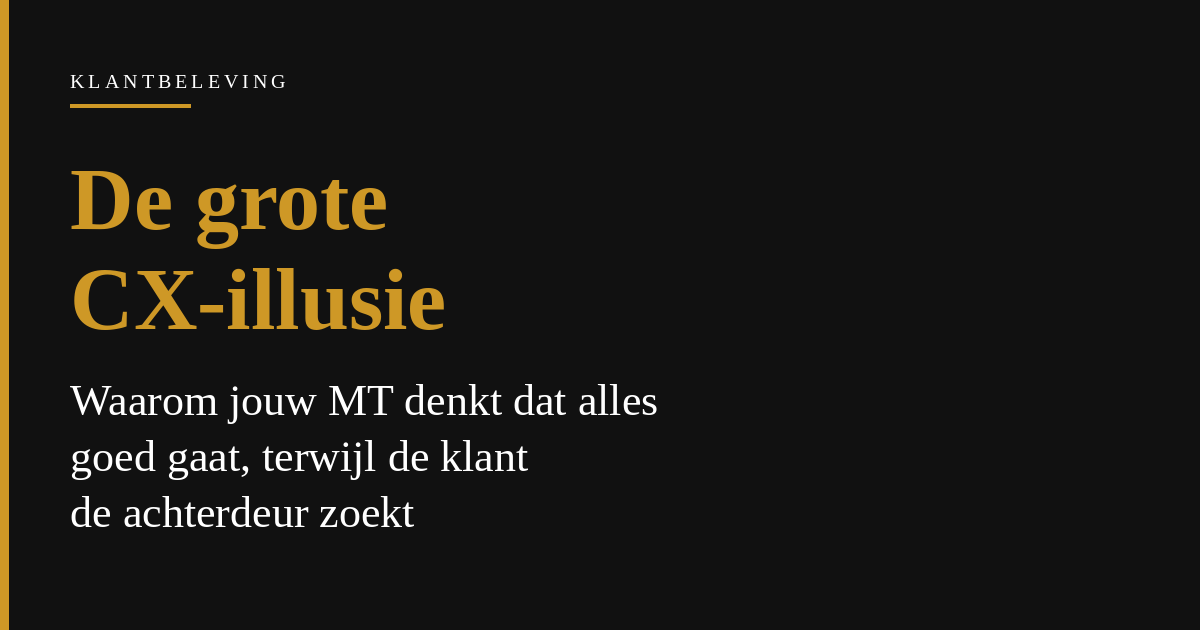 CX audits Klantbeleving